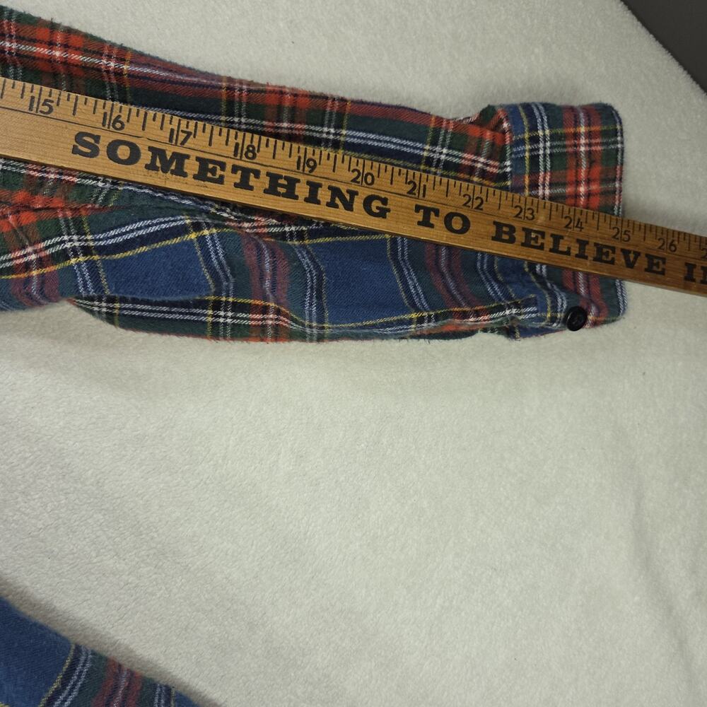Vtg LL Bean Mens Shirt Sz XXXL Red Plaid Gorpcore Long Sleeve Gorpcore Collared - Picture 8 of 16